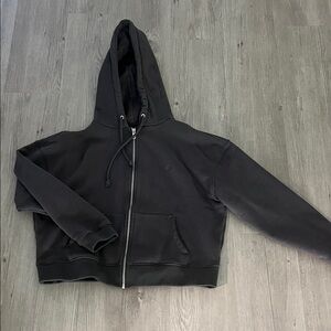 SET Active Black Zip-Up Hoodie